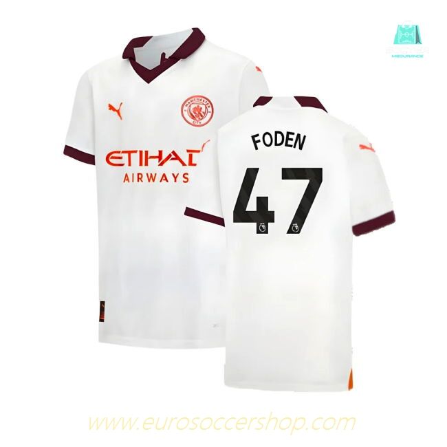 2023-2024 Man City Away Shirt (Kids) (FODEN 47)
