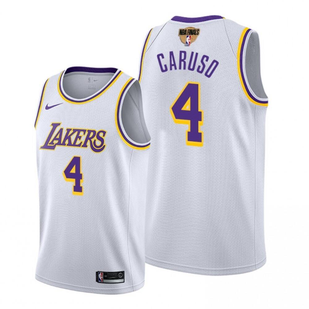 High-Quality Los Angeles Lakers 4 Jersey - White - Fan Favorite