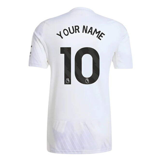 Man Utd Authorized 2025-2026 Man Utd Away Shirt (Your Name)