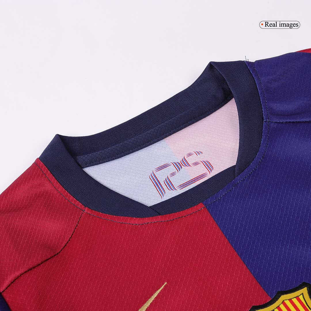 Kid's Barcelona Home Soccer Jersey Kit(Jersey+Shorts) 2024/25-Spotify