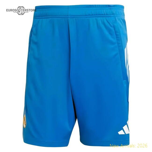 High-quality 2025-2026 Real Madrid Eu Training Shorts (blue)