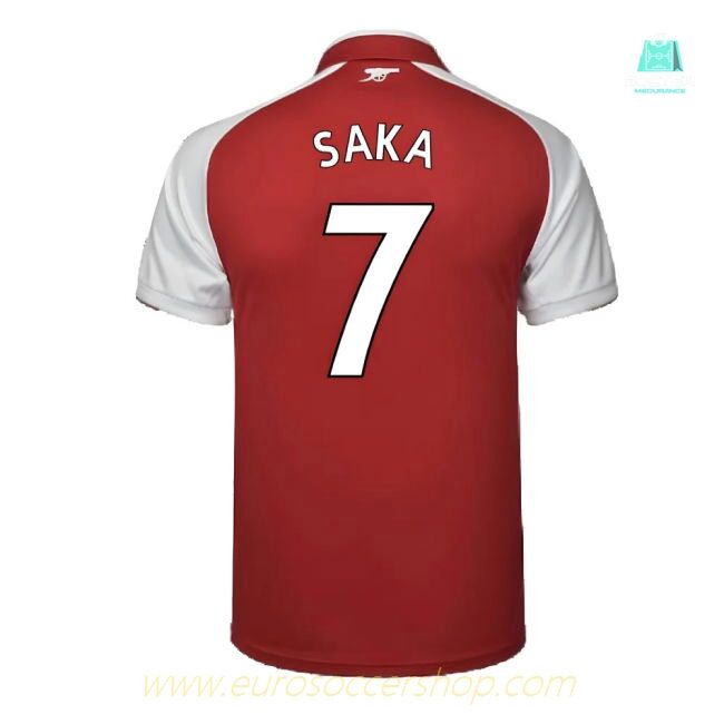 Arsenal 17/18 Home Football Shirt Adult Size XS ((Excellent) XS) (Saka 7)