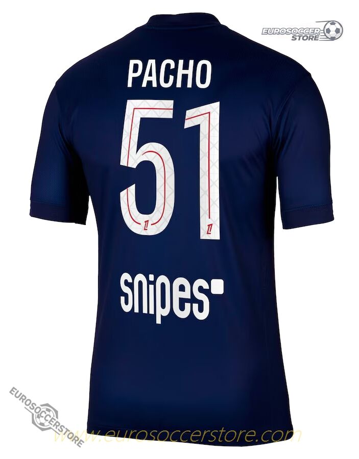 PSG Home Pacho 51 Football Jersey 25-26 Season