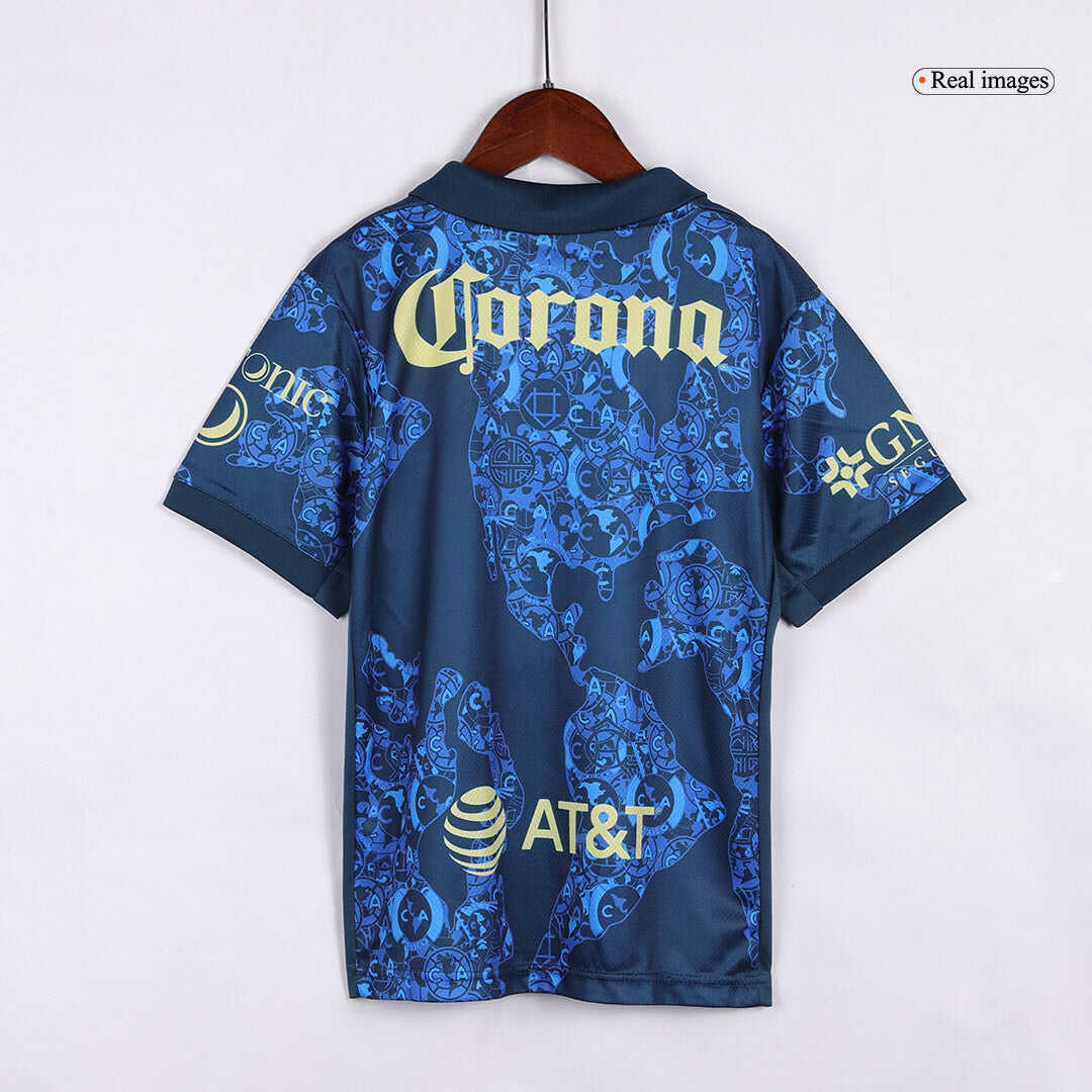 Kid's Club America Away Soccer Jersey Kit(Jersey+Shorts) 2024/25Authen