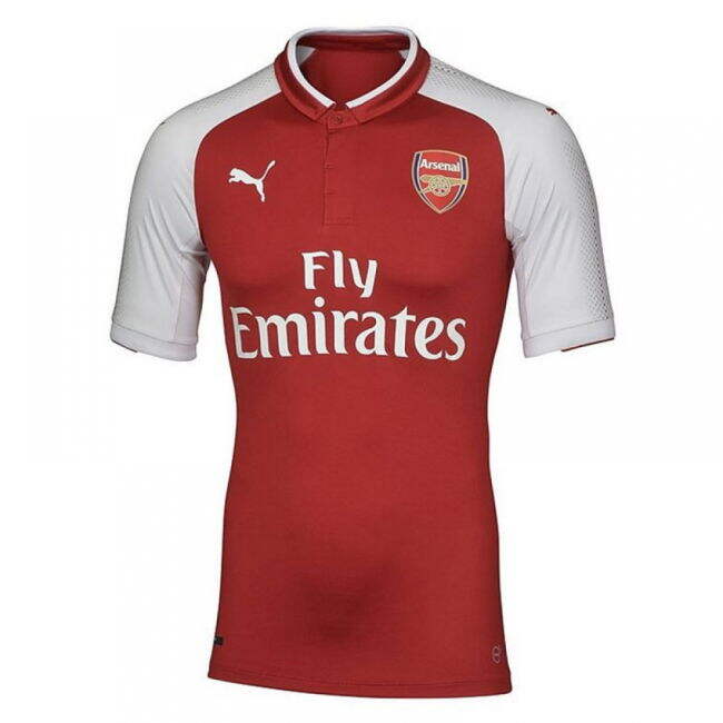 2017-20 Arsenal Home Soccer Jersey # L M S