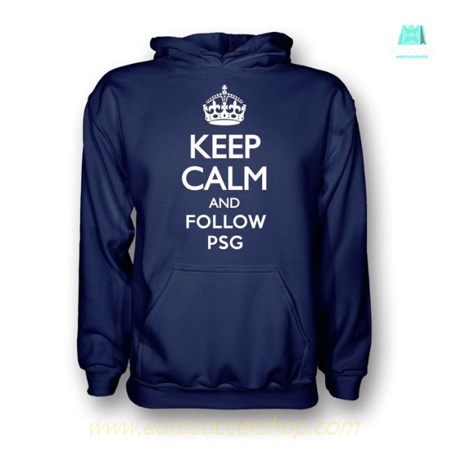Keep Calm And Follow Psg Hoody (navy) - Kids