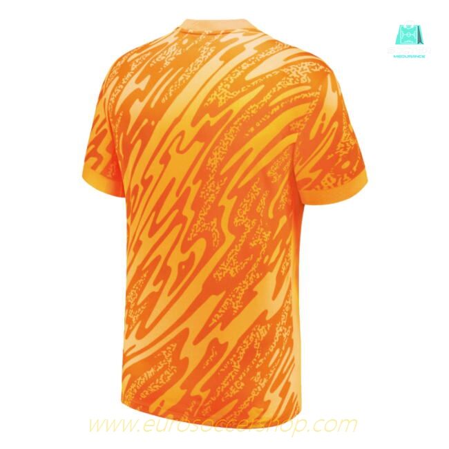 2024-2025 Chelsea Home Goalkeeper Shirt (Orange) - Kids