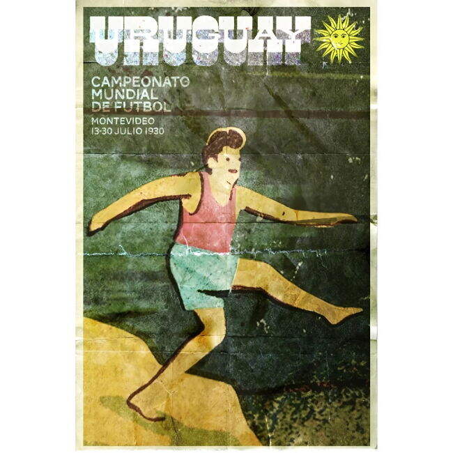 Championship Pennarello: World Cup - Uruguay T-Shirt - White