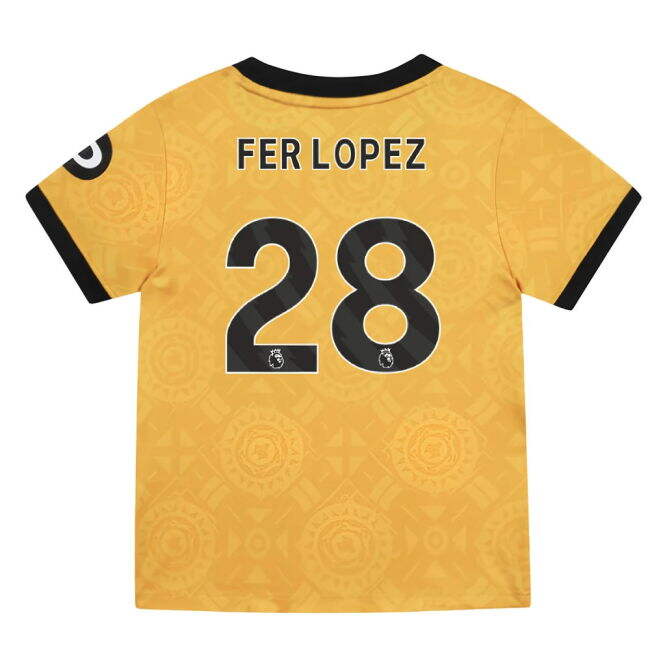 Discounted 2025-2026 Wolves Home Infant Kit (Fer Lopez 28)