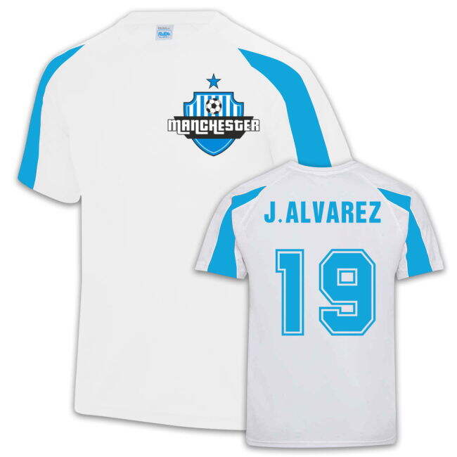 Stylish Manchester City Sports Training Jersey (Julian Alvarez 19) ...