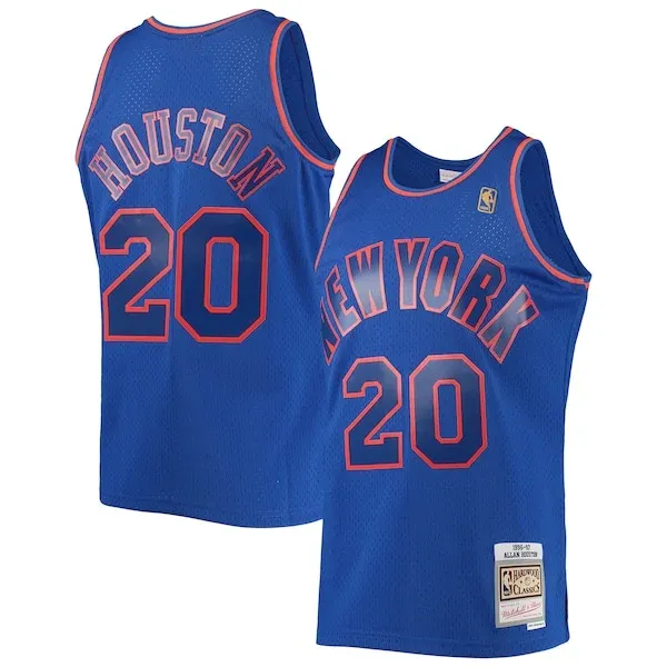 Durable Allan Houston NYK Swingman Jersey - Budget-Friendly