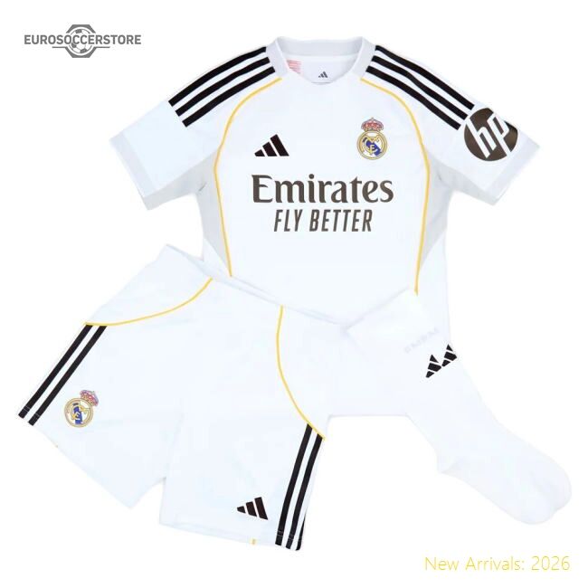2025-2026 Real Madrid Home Youth Kit (trent 12) - Affordable