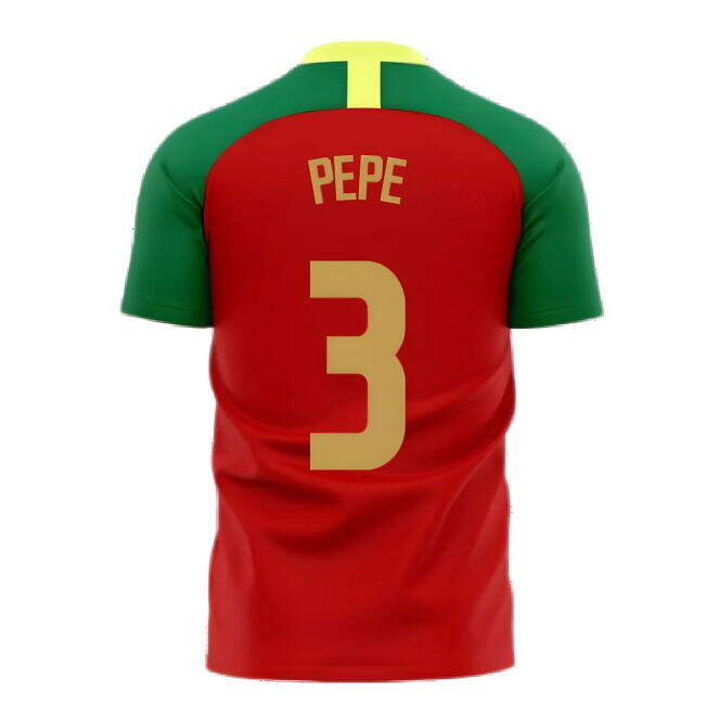 PEPE 3 Pro Style Portugal Home Player Jersey 2025-2026