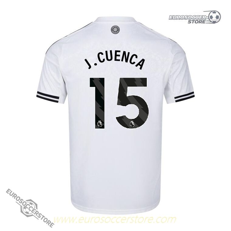 J.CUENCA 15 Fulham Home Jersey for the 25-26 Season