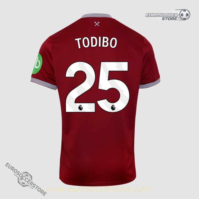 West Ham United 25-26 Season Home TODIBO 25 Jersey