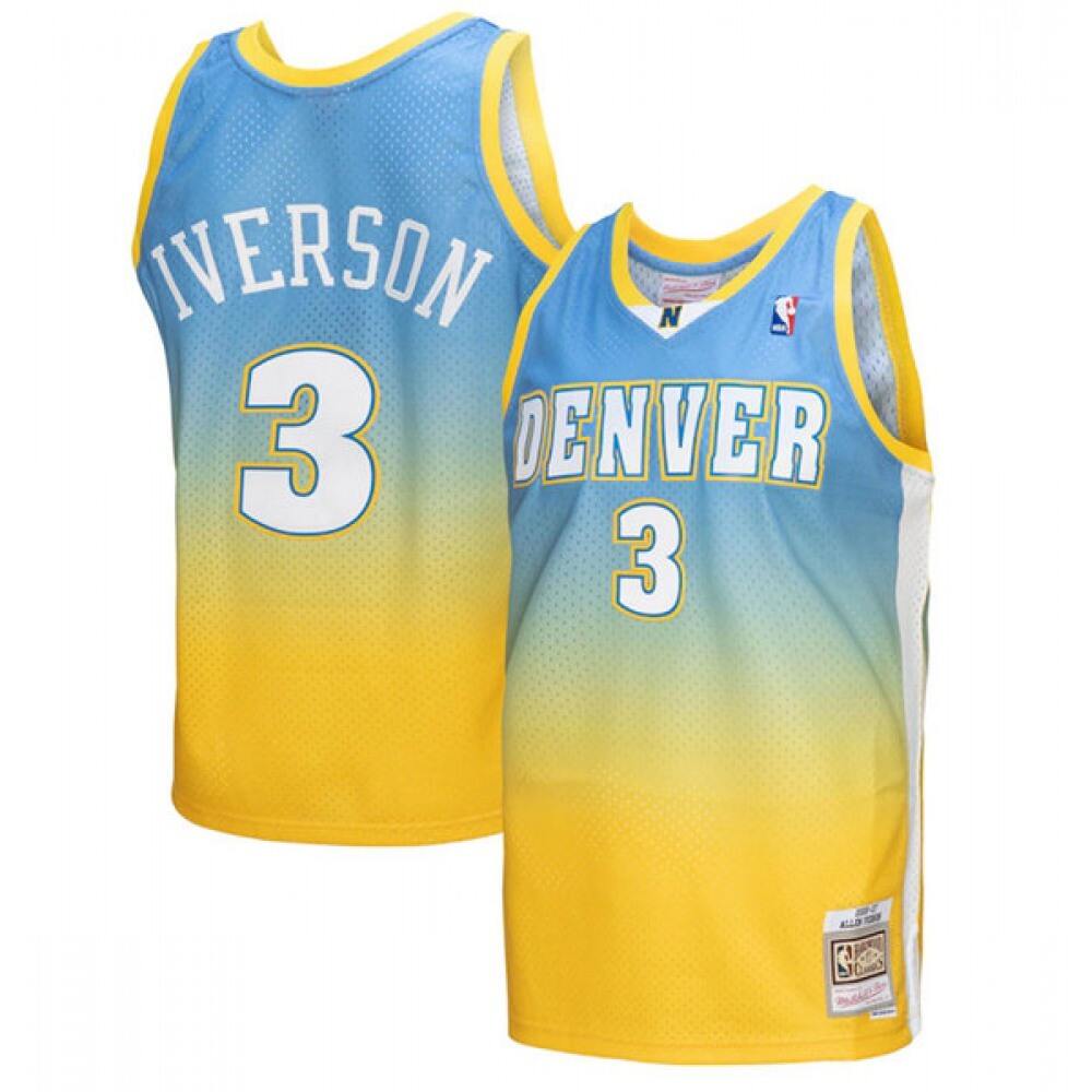 High-Quality Denver Nuggets 3 Blue Jersey - Basketball Fan Gear