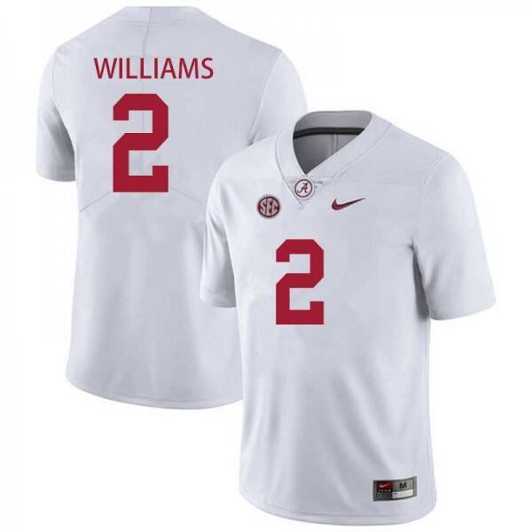 Men Alabama Crimson Tide #2 Ryan Williams Premium Jersey