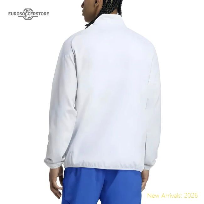 Exceptional 2025-2026 Real Madrid Eu Presentation Jacket (white)