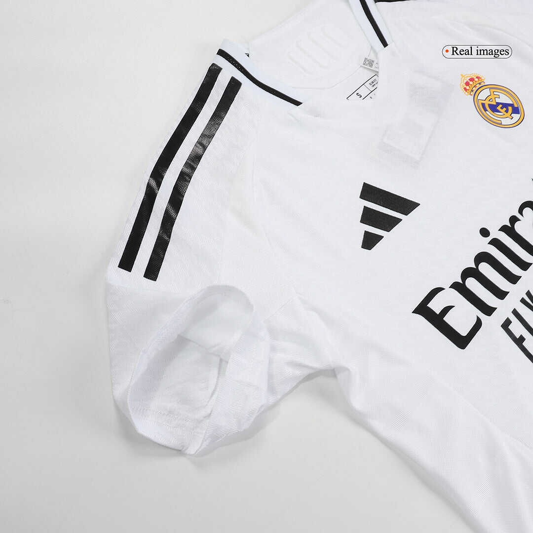 Player Version Real Madrid Home Soccer Jersey Kit(Jersey+Shorts+Socks)