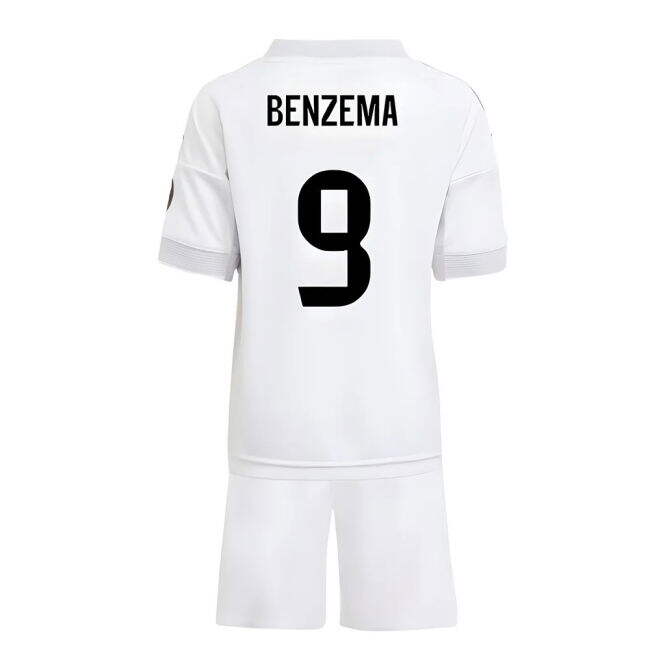 2025-2026 Real Madrid Home Mini Kit (Benzema 9)