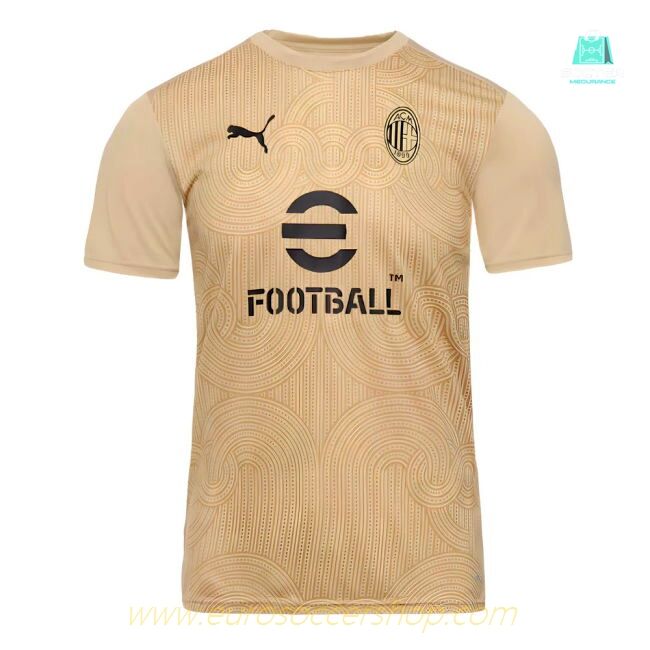 2024-2025 AC Milan Pre-Match Shirt (Putty)