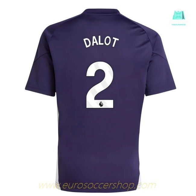 2025-2026 Man Utd Training Jersey (Aurora Plum) - Kids (Dalot 2)