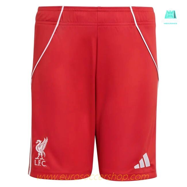 2025-2026 Liverpool Home Shorts (Red) - Kids