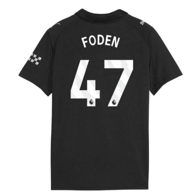 2025-2026 Man City Away Shirt (Kids) (Foden 47)