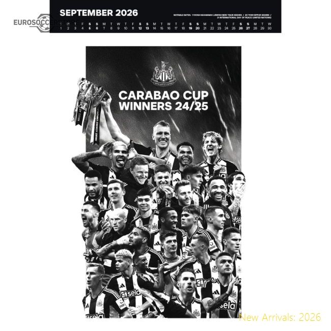 Authentic Newcastle United Fc Deluxe Calendar 2026 - Premium Quality
