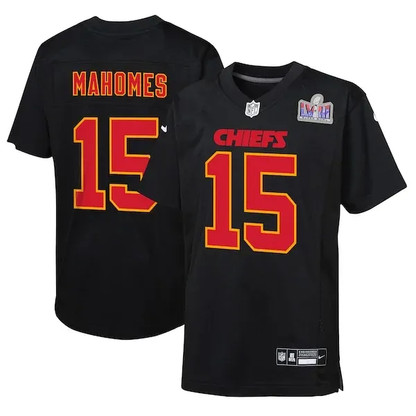Performance Kansas City Chiefs Game Jersey - Premium Black NFL Fan ...