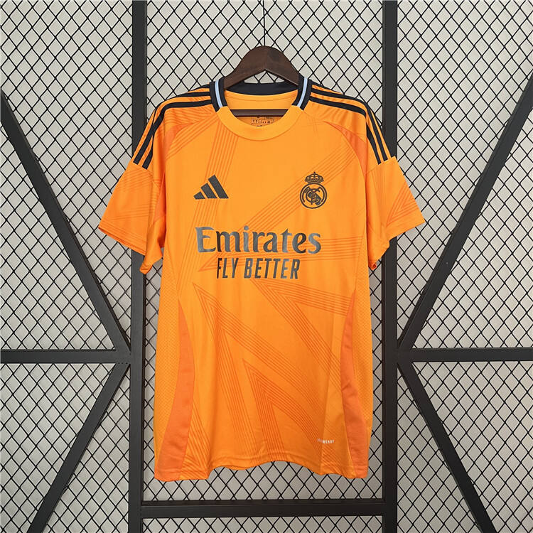 Real Madrid 2425 Away Orange Shirt - Official Replica 24611