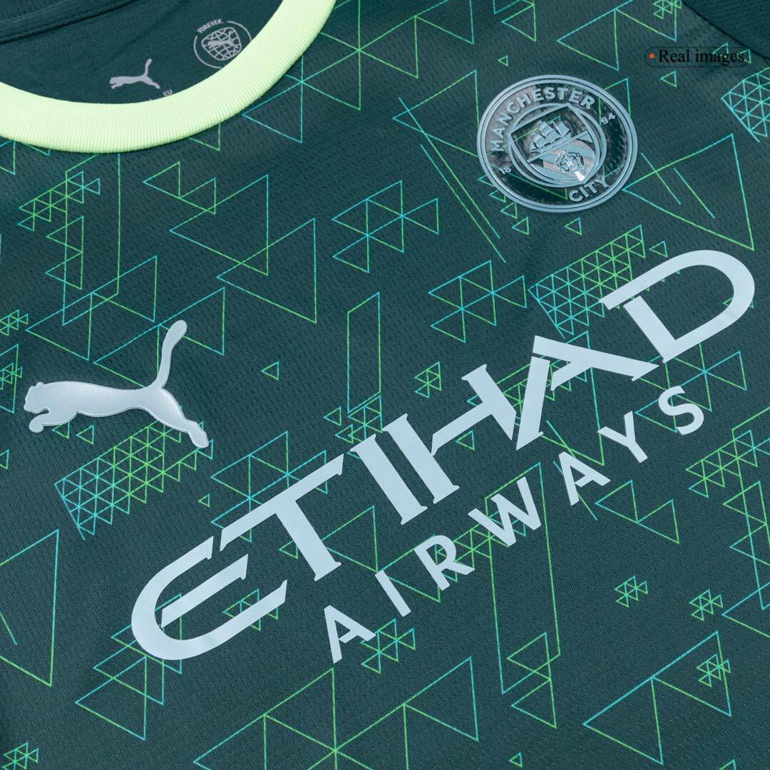Manchester City Fourth Away Kids Soccer Jerseys Kit 2025/26