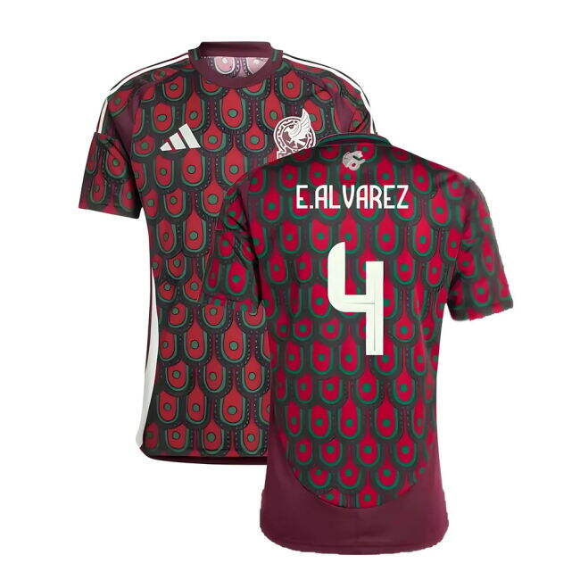 ALVAREZ 4 Pro Style Mexico Home Professional Jersey 2024-2025
