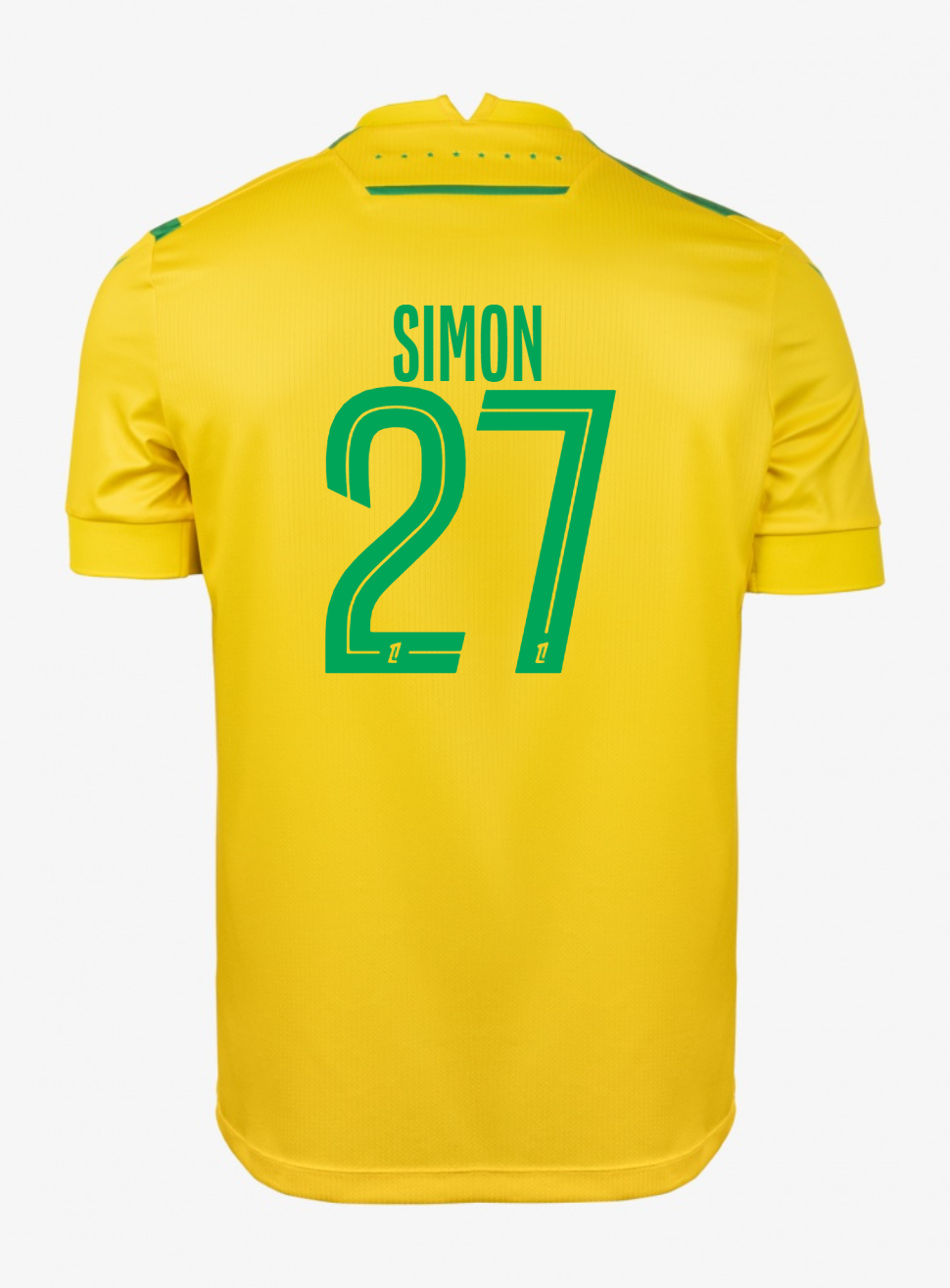 FC Nantes 24-25 Season Home Jersey with SIMON 27 Printing