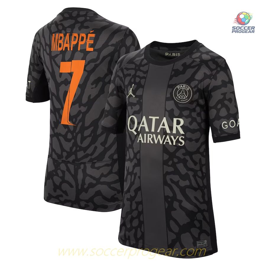 PSG High Quality THIRD CHILDREN'S JERSEY 2023 2024 MBAPPE