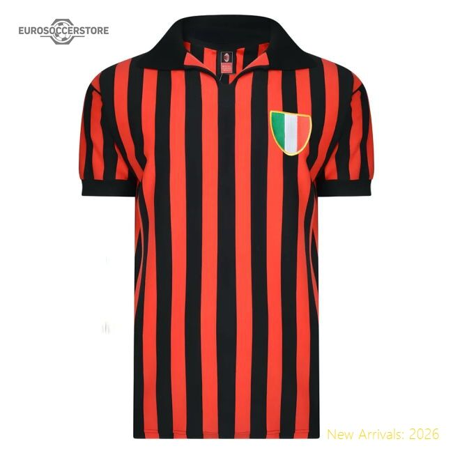 Excellent Score Draw Ac Milan 1963 Retro Football Shirt