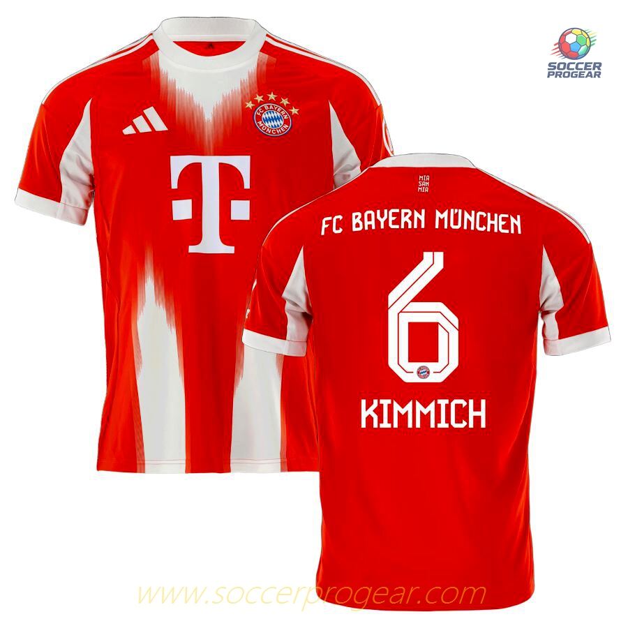Bayern Munich Home Team Jersey 2025-26 Edition Kimmich