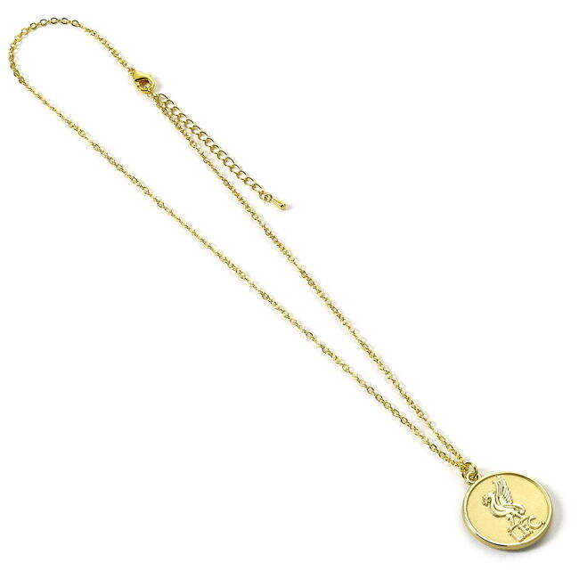 Men's Liverpool FC Gold Finish Crest Necklace