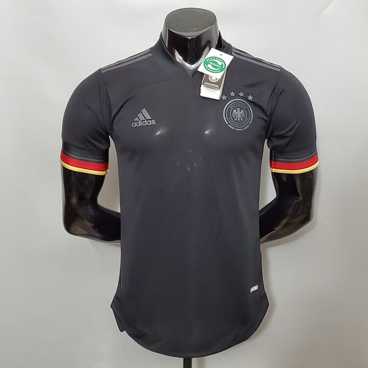 Euro 2020 Germany Away Black Soccer Jersey Football Shirt Player