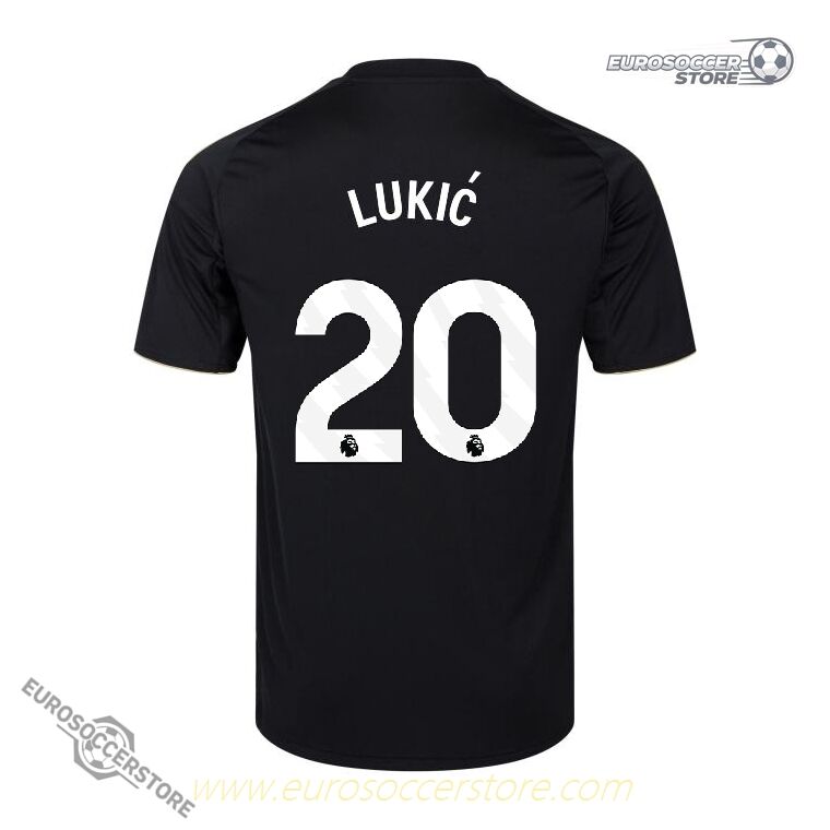 Fulham 25-26 Third Edition LUKIĆ Number 20 Football Jersey