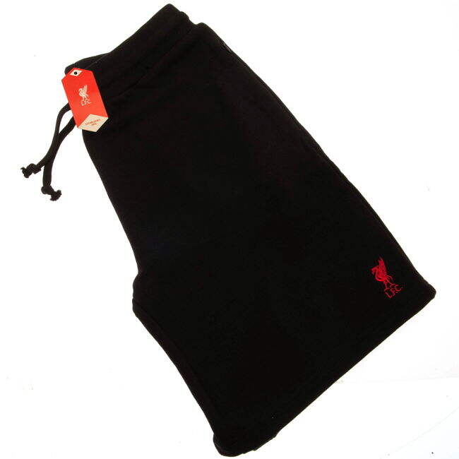 Women's Liverpool FC Sweat Shorts Mens Black Small
