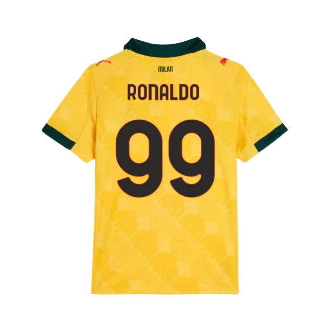 Acm Ronaldo #99 Ultra Comfort Devoted Modern Style Fan Jersey Dynam...