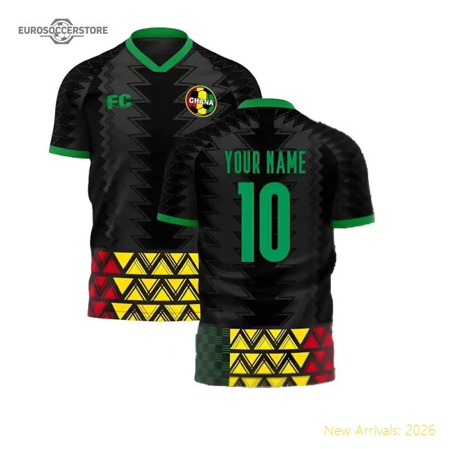 Premium Ghana Concept 20222023 Away Kit Climalite Aeroready