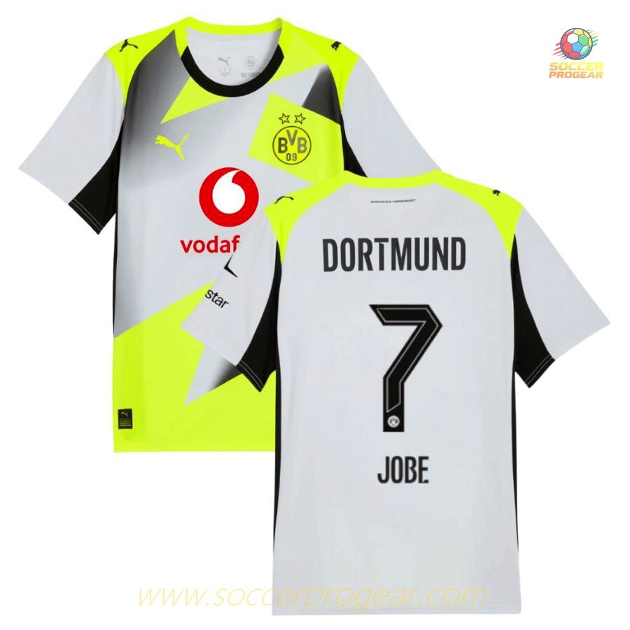 Football Soccer Team Shirt BVB Dortmund Away 2025-2026 Season Jobe