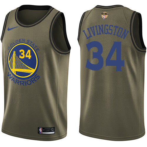 Golden State Warriors Shaun #34 Signature Edition Jersey Contemporary