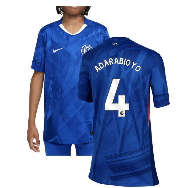 2025-2026 Chelsea Home Shirt (Kids) (Adarabioyo 4) - official style