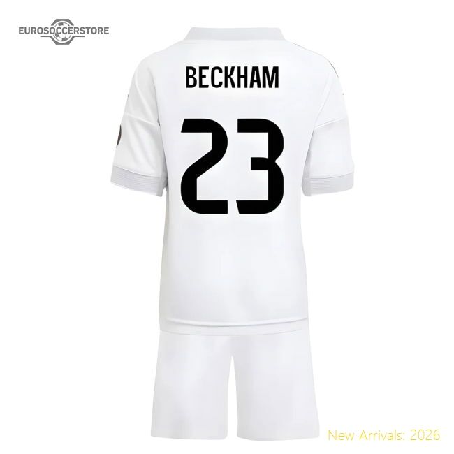High-quality 2025-2026 Real Madrid Home Mini Kit (beckham 23)