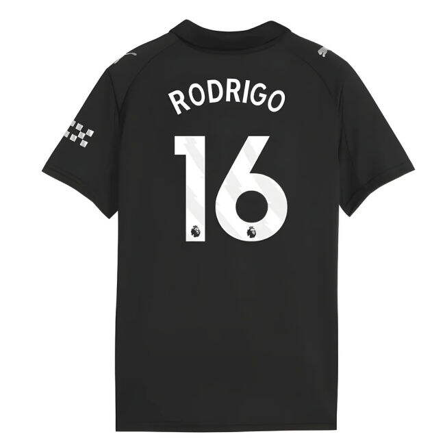 football shirt 2025-2026 Man City Away Shirt (Kids) (Rodrigo 16)