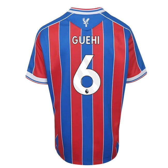 2025-2026 Crystal Palace Home Shirt (Kids) (Guehi 6) (Fan Favorite)
