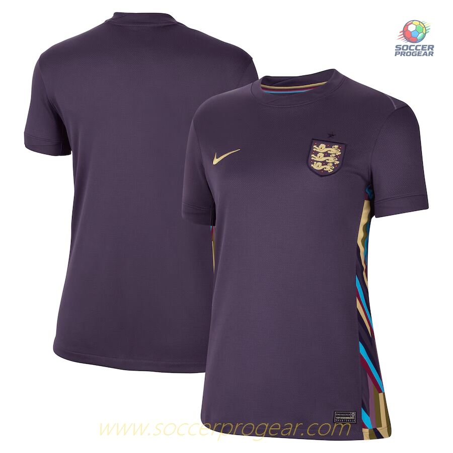 England Away Team Football Jersey 2024-25 Edition Women